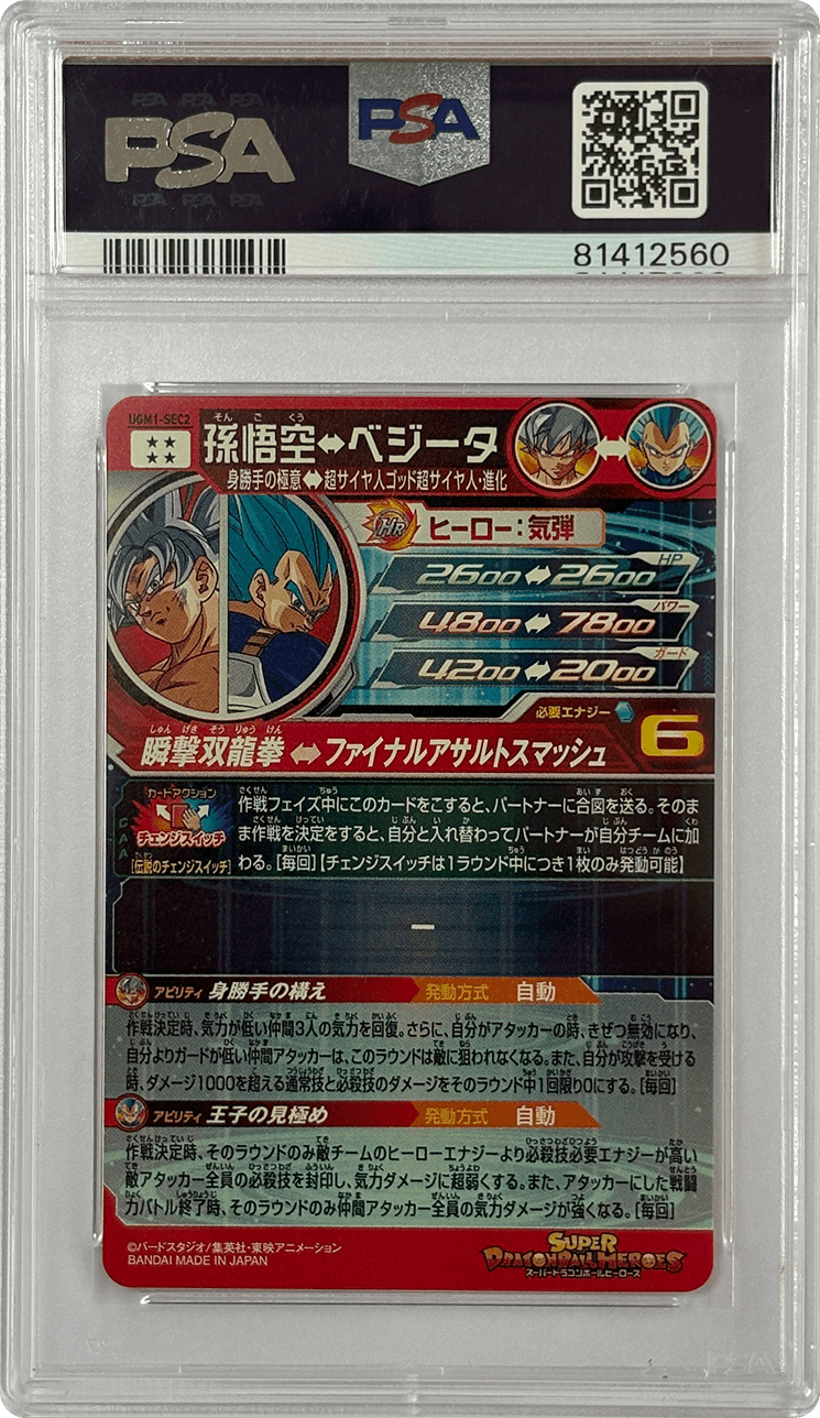 Son Goku & Vegeta back
